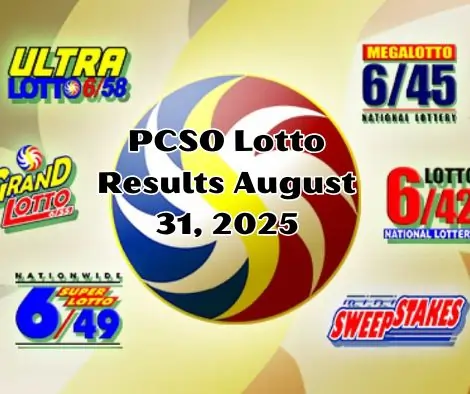 Lotto Results August 31 2025